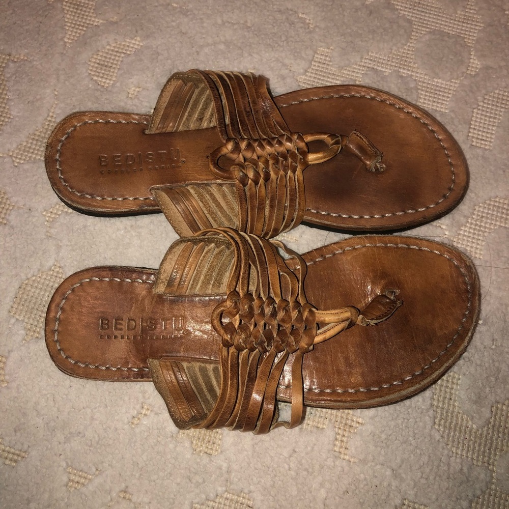 Bed Stu Leather Riley Sandals